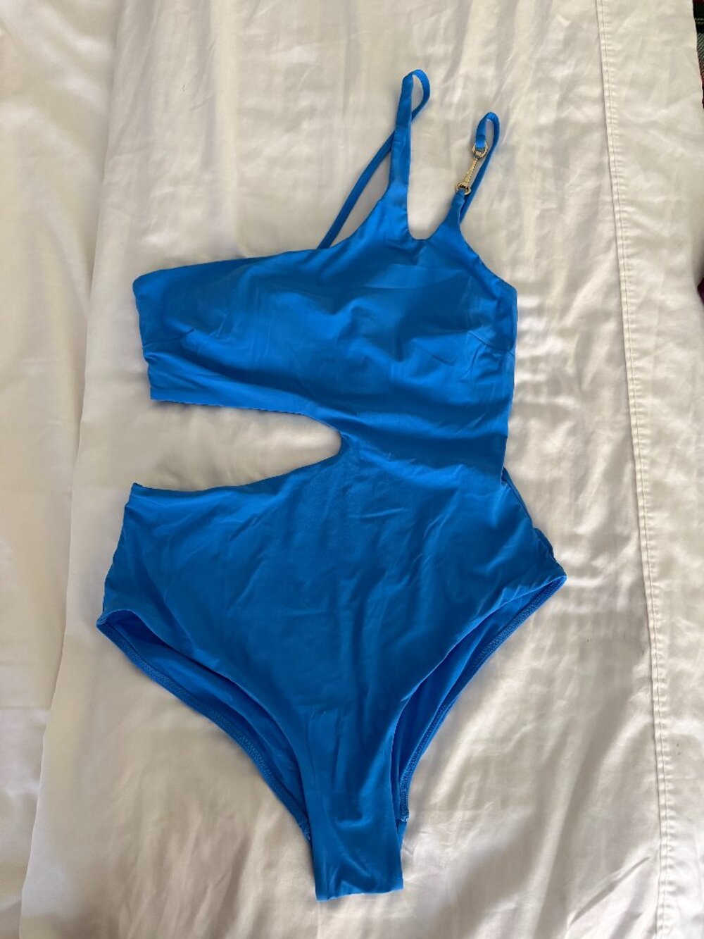 Blue Reiss cutout swimsuit